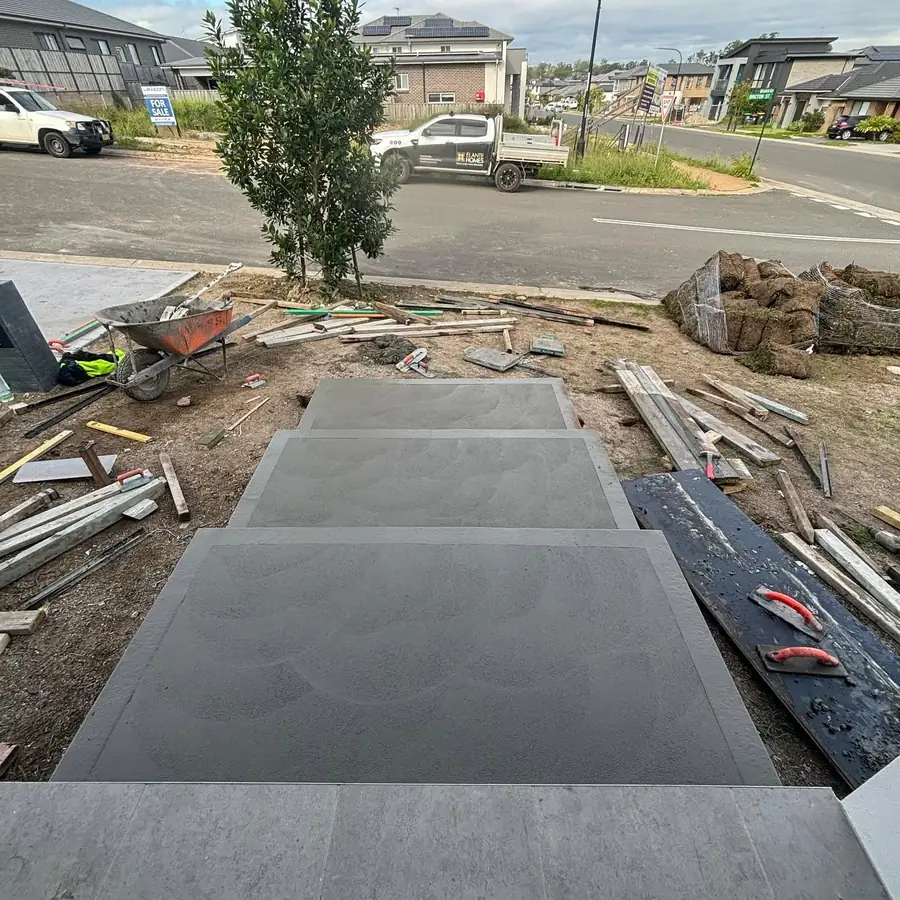 Charcoal entry steps