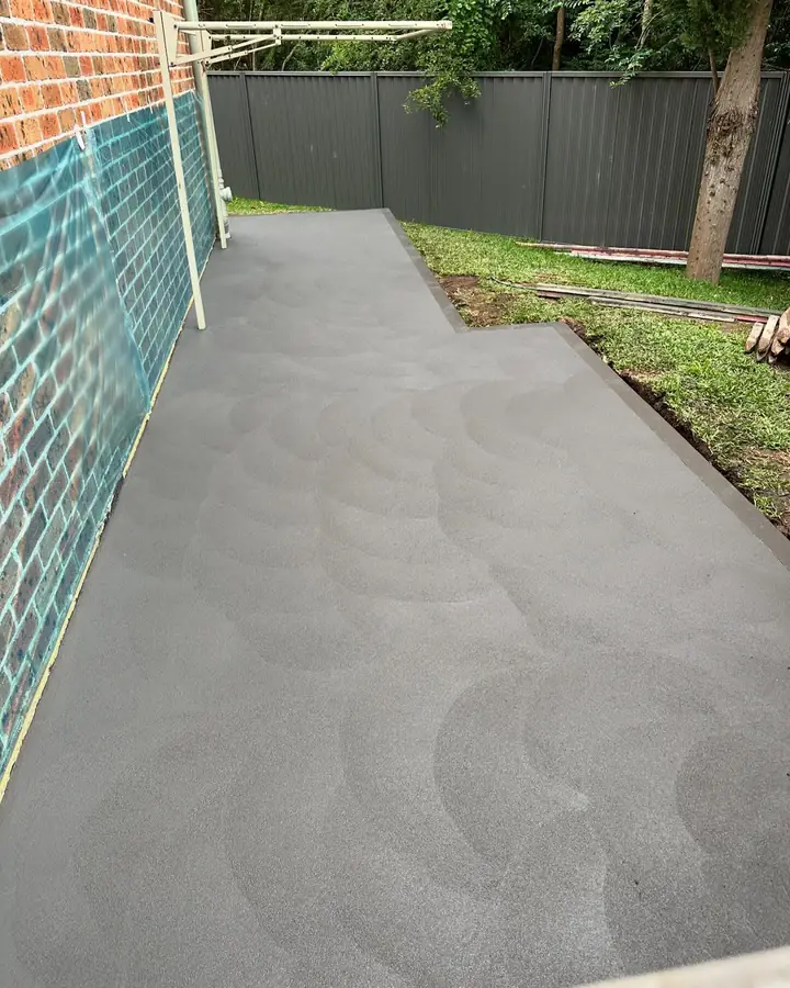 Charcoal side slab