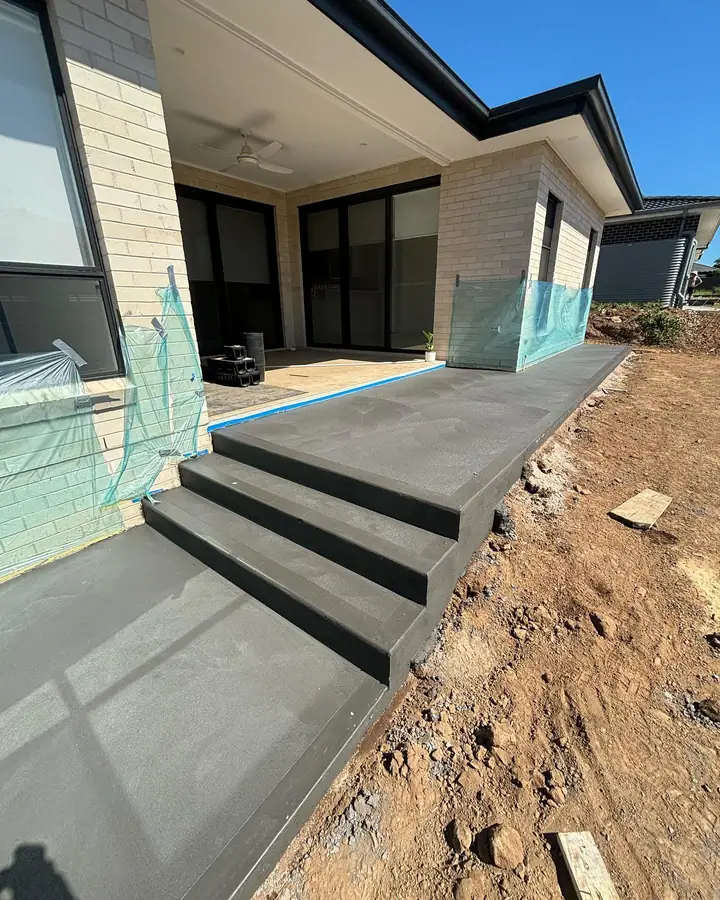 Charcoal steps alfresco