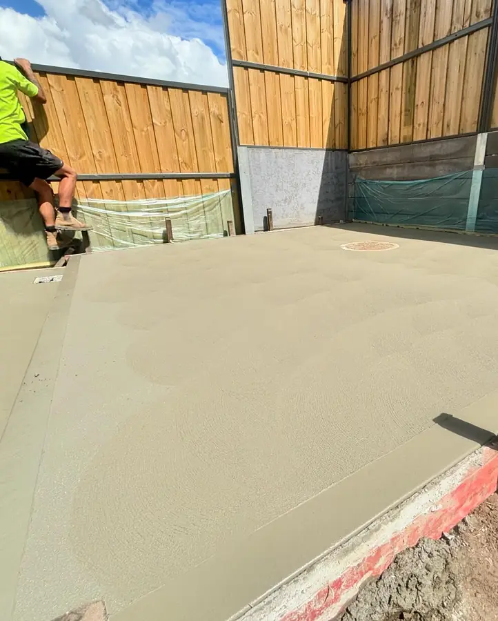 Crew backyard slab
