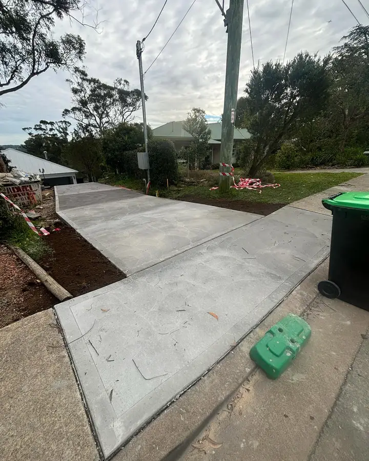 Driveway and path split