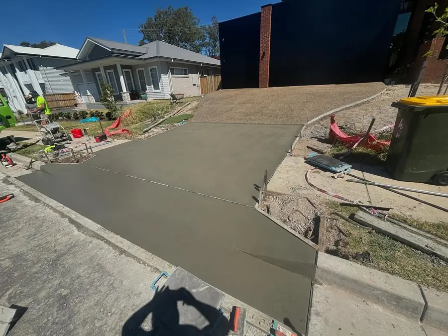 Driveway black house