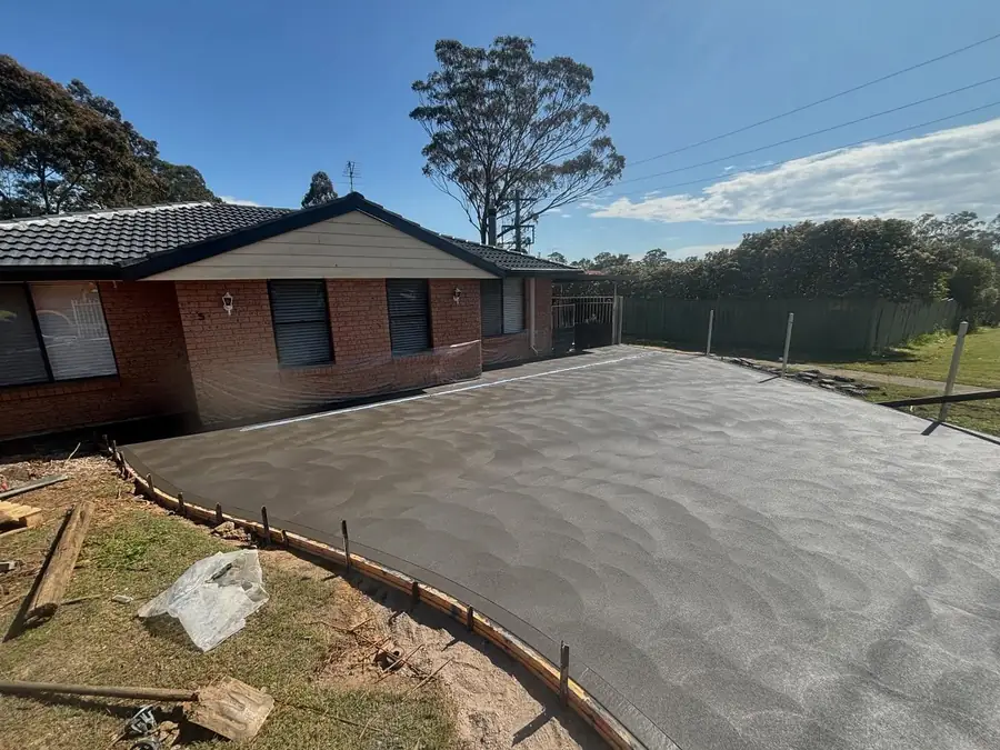 Driveway brick house replaced