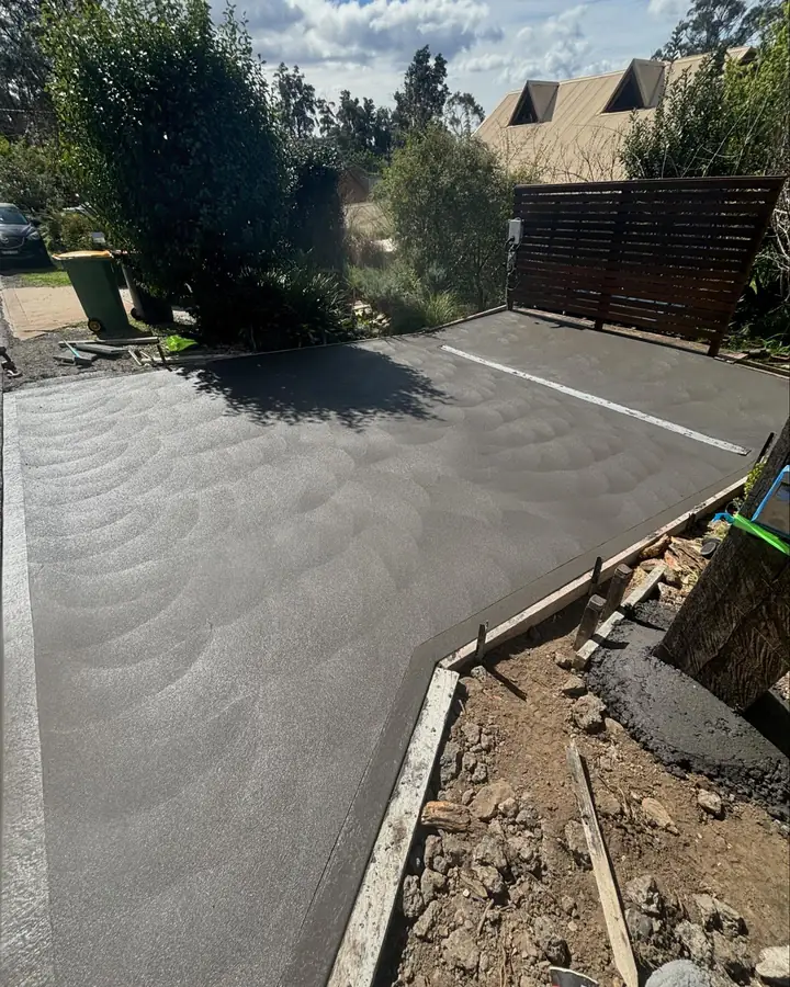 Driveway carport bush