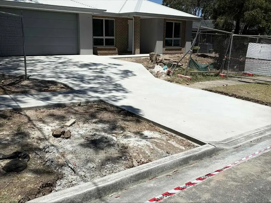 Driveway new build street