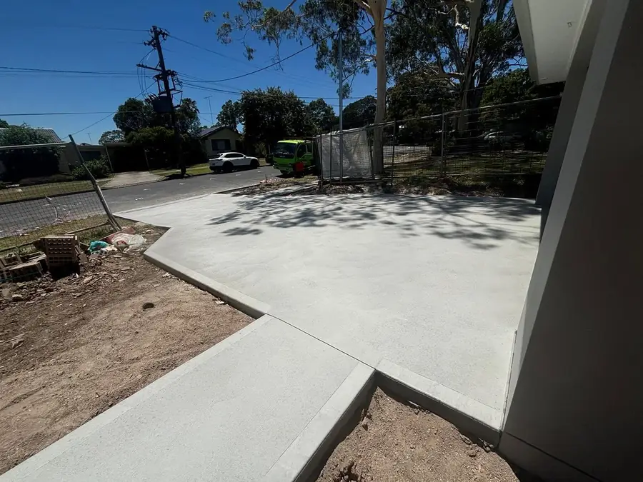 Driveway new build sunny