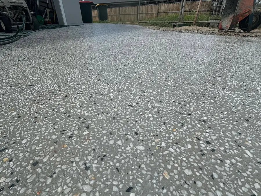 Exposed aggregate wide