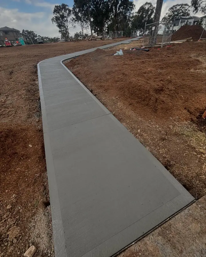 Footpath new estate