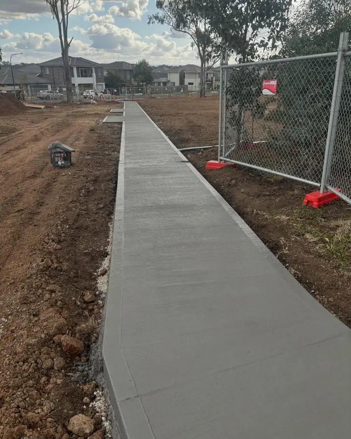 Footpath subdivision