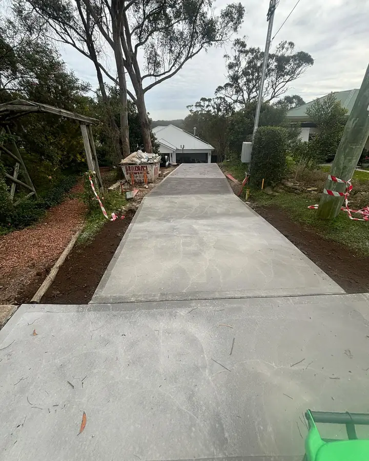 Long driveway bush