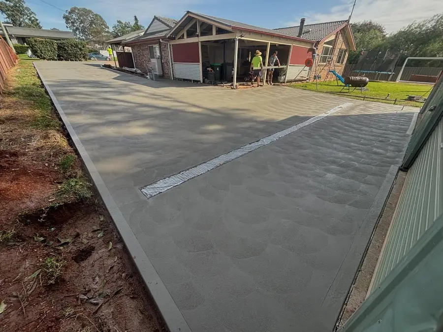 Long driveway carport