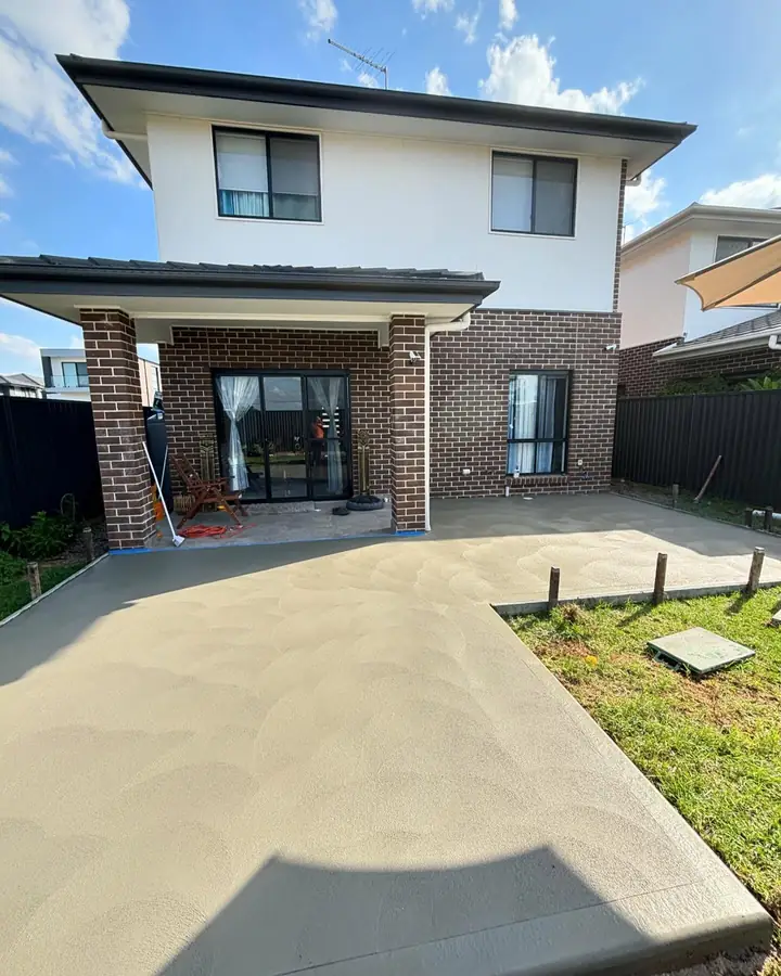Patio slab two storey