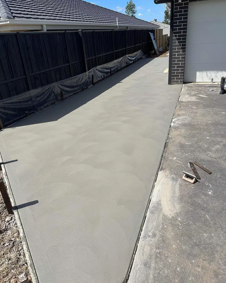 Side path garage