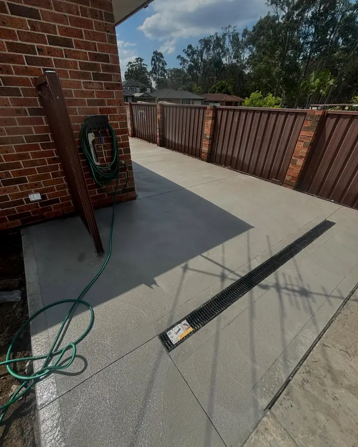 Side path strip drain