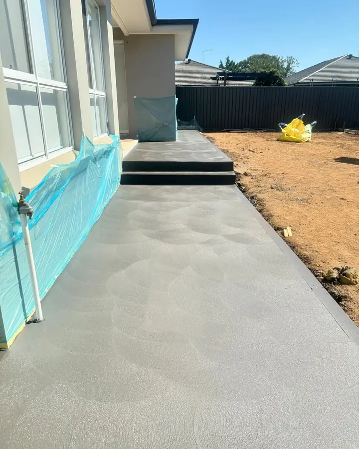 Side path with steps
